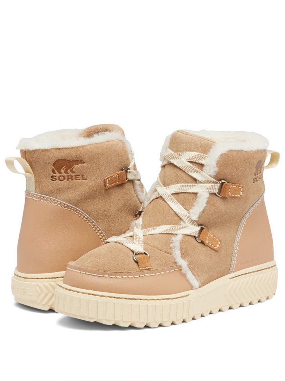 Sorel Women's ONA AVE™ ALPINE Waterproof Winter Boots-Dusty Tan/Tawny Buff 7.5